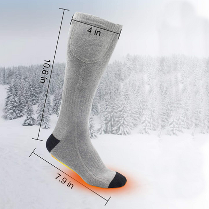 Electric Battery Operated Powered Heated Unisex Socks