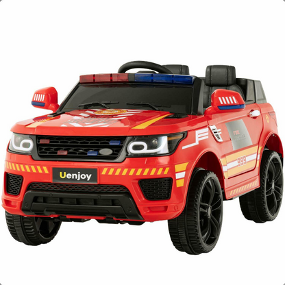 Premium Kids Ride On Cop Police Toy Car 12V