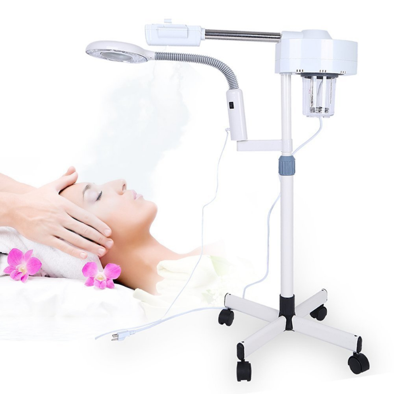 Premium Portable Facial Sauna Steamer Machine With Magnifier.