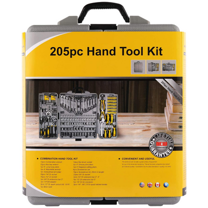 Complete Car Mechanic Tool Box Set 205pcs