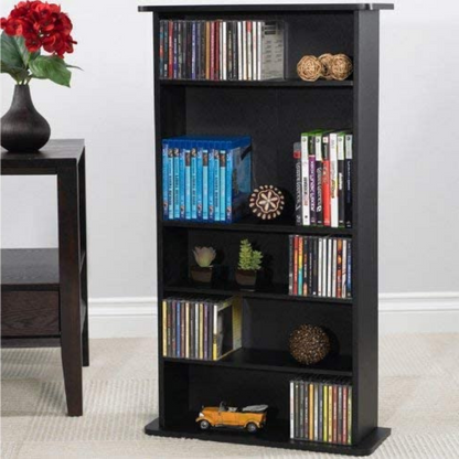 Large Spacious DVD Media Storage Shelf Cabinet