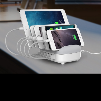 Premium Multi Device Cell Phone USB Charging Dock Station