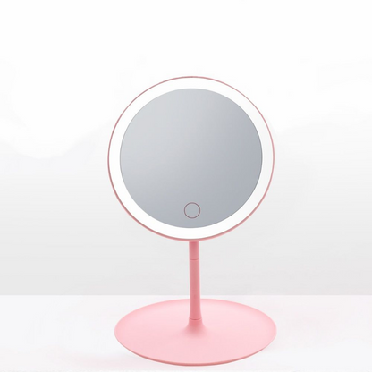 Compact Adjustable LED Light Up Makeup Face Mirror