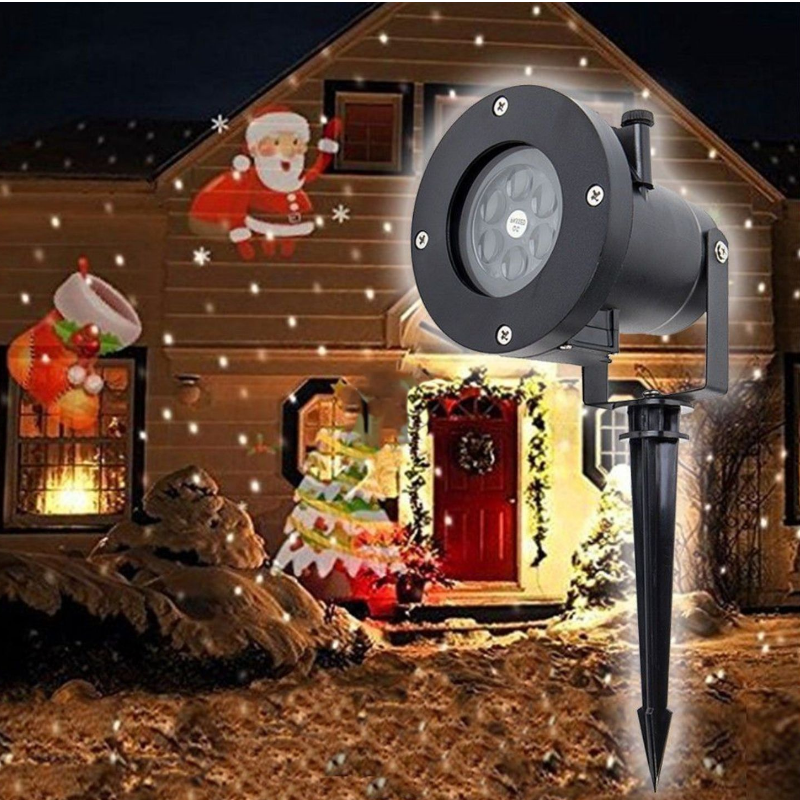 Animated Outdoor Christmas Holiday Laser Light Projector