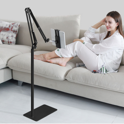 Portable Adjusting iPad/Tablet Holder Floor Stand