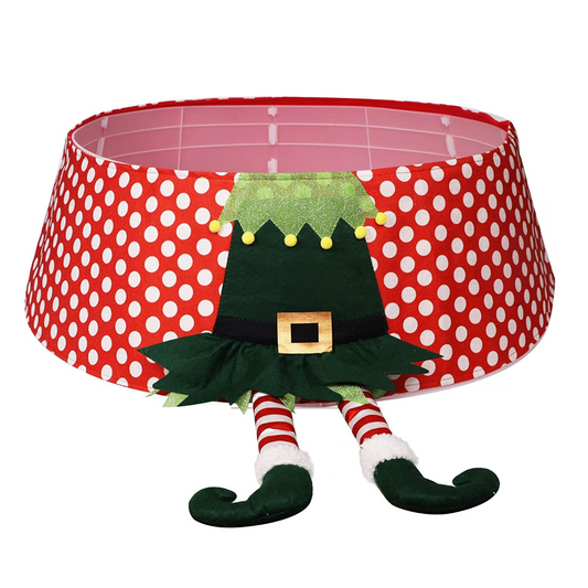 Decorative Elf Christmas Tree Collar Basket