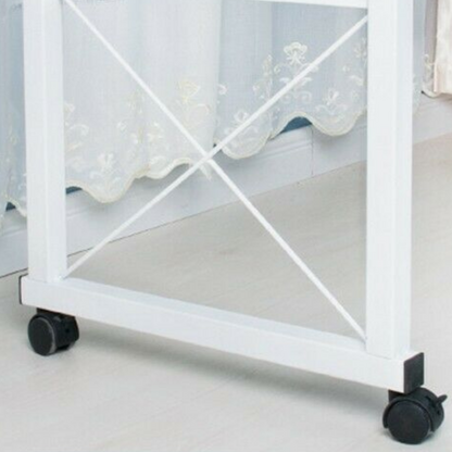 Large Spacious Adjustable Over Bed Table With Wheels