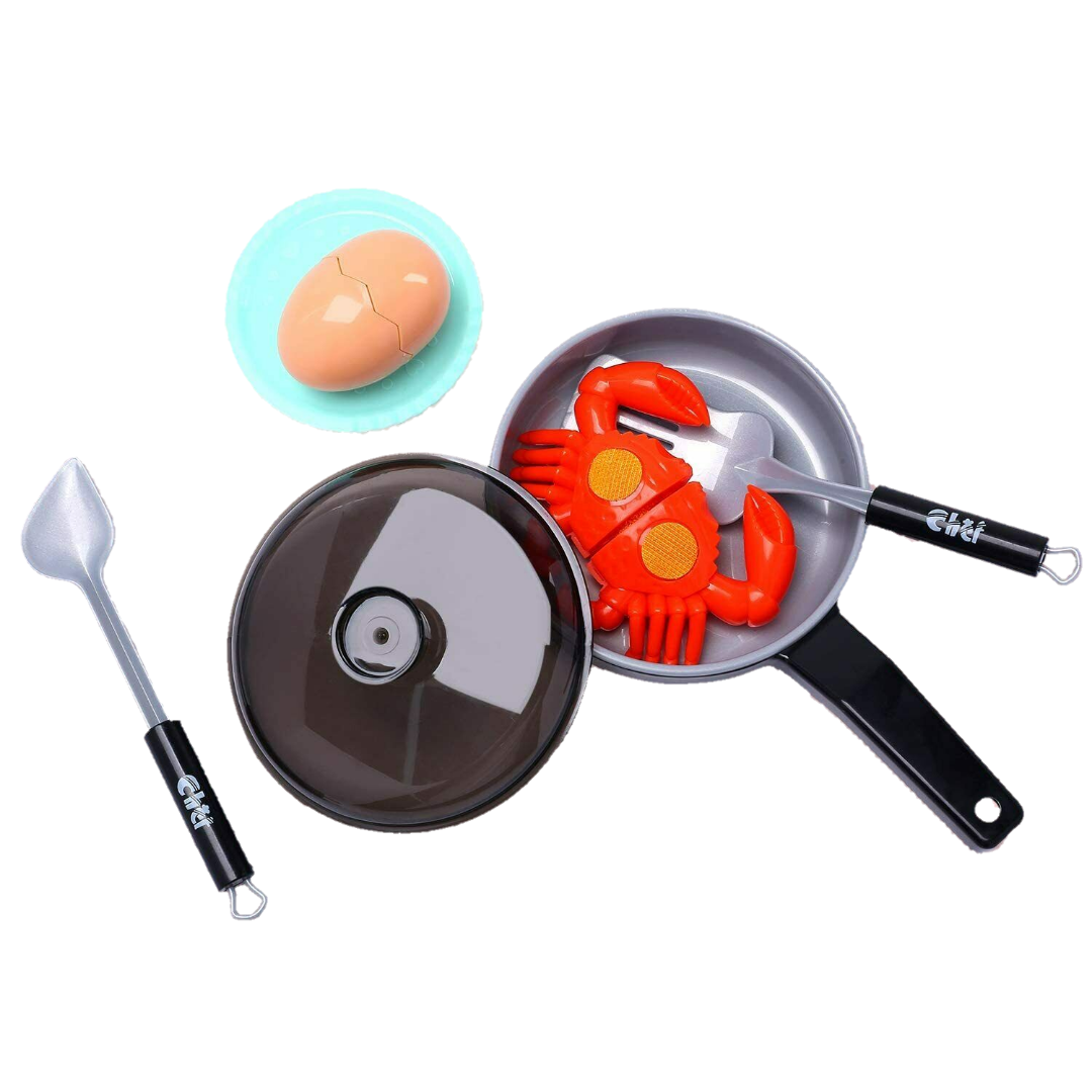 Kids Pots And Pan Cooking Toy Playset