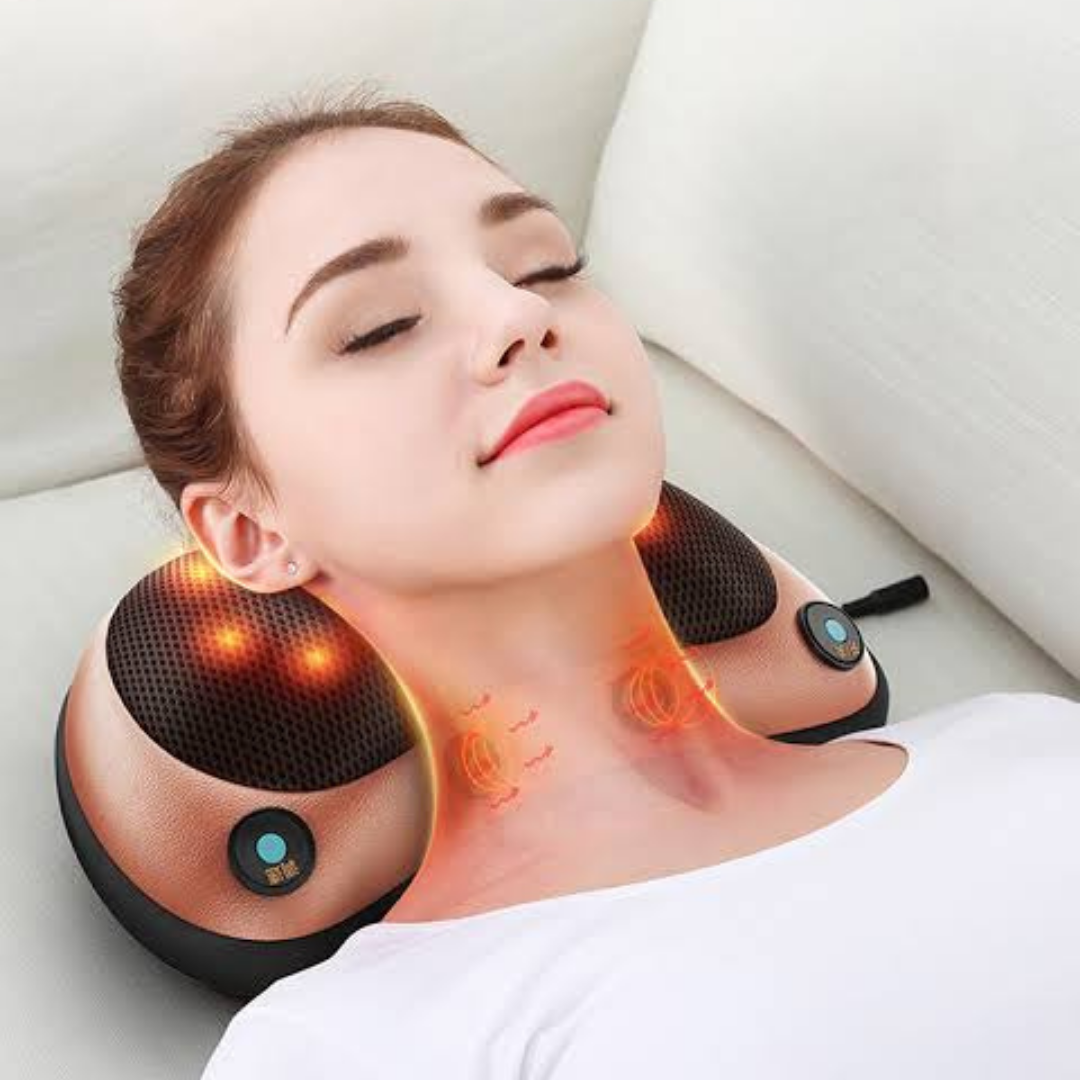 Portable Heated Electric Shiatsu Lower Back Massager.