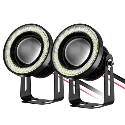 Powerful Universal LED Round Car Fog Lights 2.5"