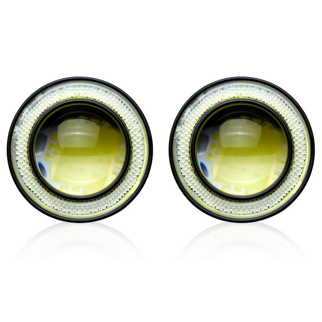 Powerful Universal LED Round Car Fog Lights 2.5"