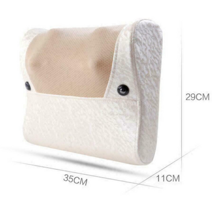 Premium Heated Electric Neck Shiatsu Massage Pillow.