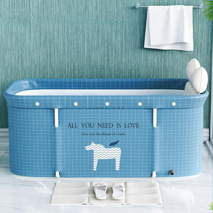 Large Portable Folding Adult Shower Bathtub