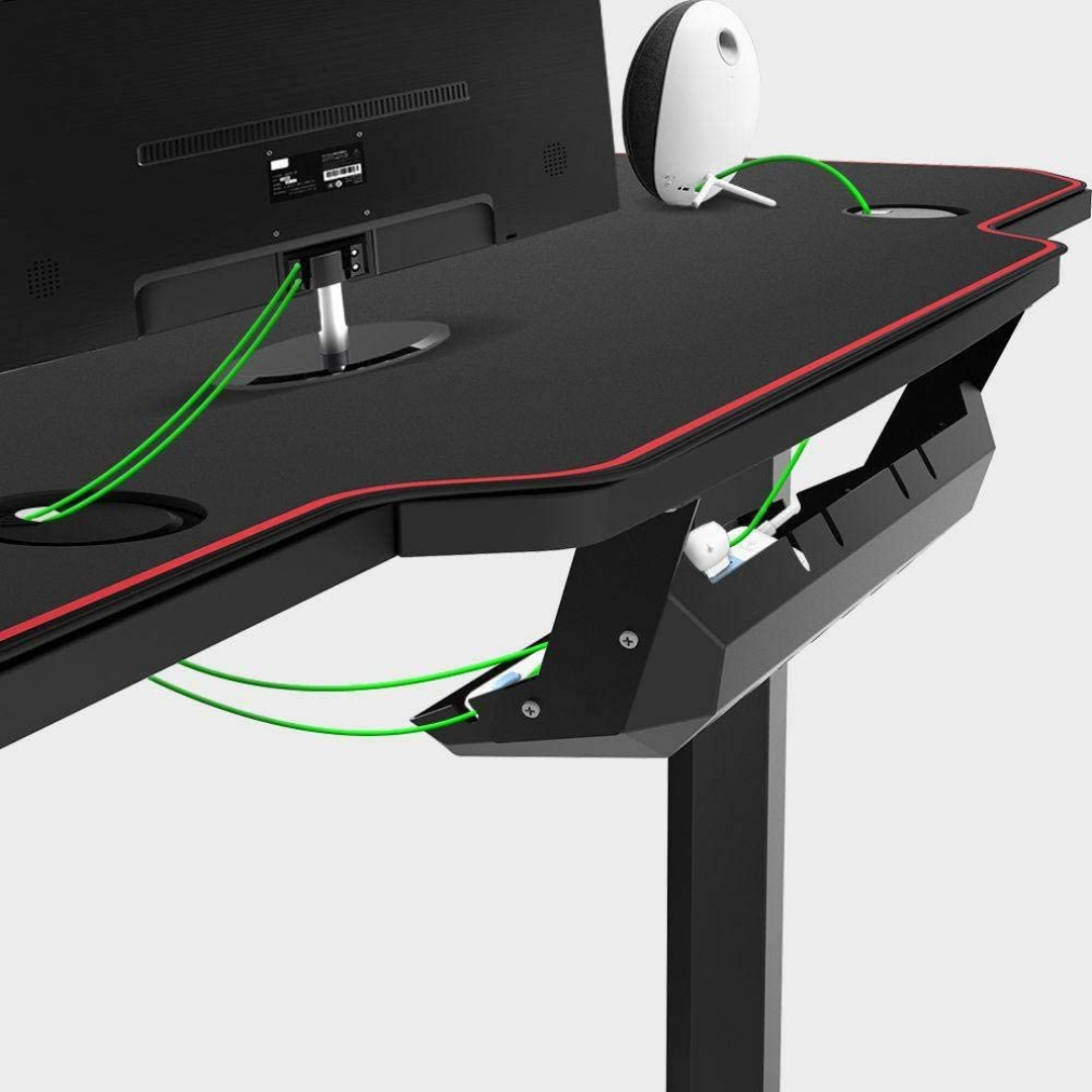 Large Ergonomic Home Gaming Computer Table Desk 63 in