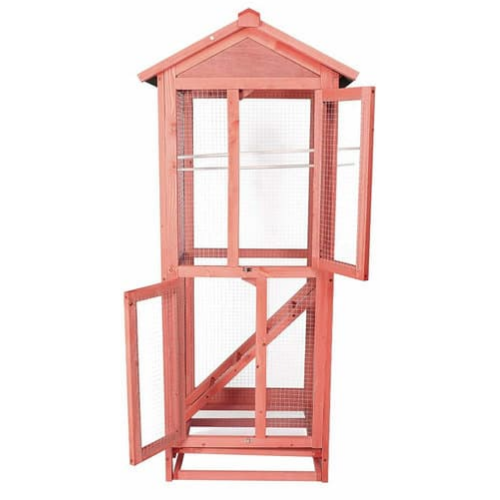 Heavy Duty Big Wooden Oudoor Parakeet Parrot Bird Cage