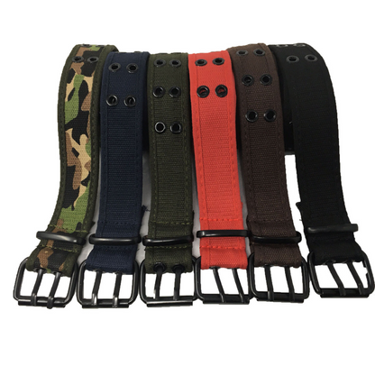 Mens Wide Camo Rugged Tactical Wilderness Belt