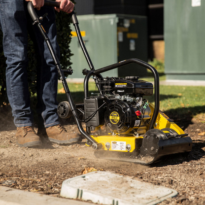 Powerful Walk Behind Vibratory Soil Dirt Plate Compactor 79cc