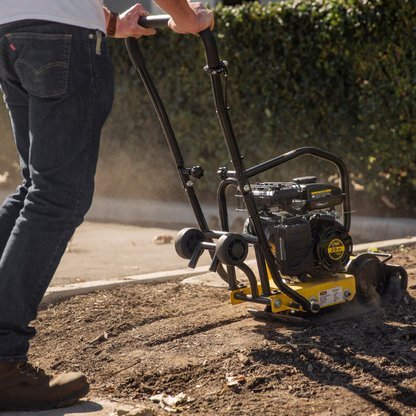 Powerful Walk Behind Vibratory Soil Dirt Plate Compactor 79cc