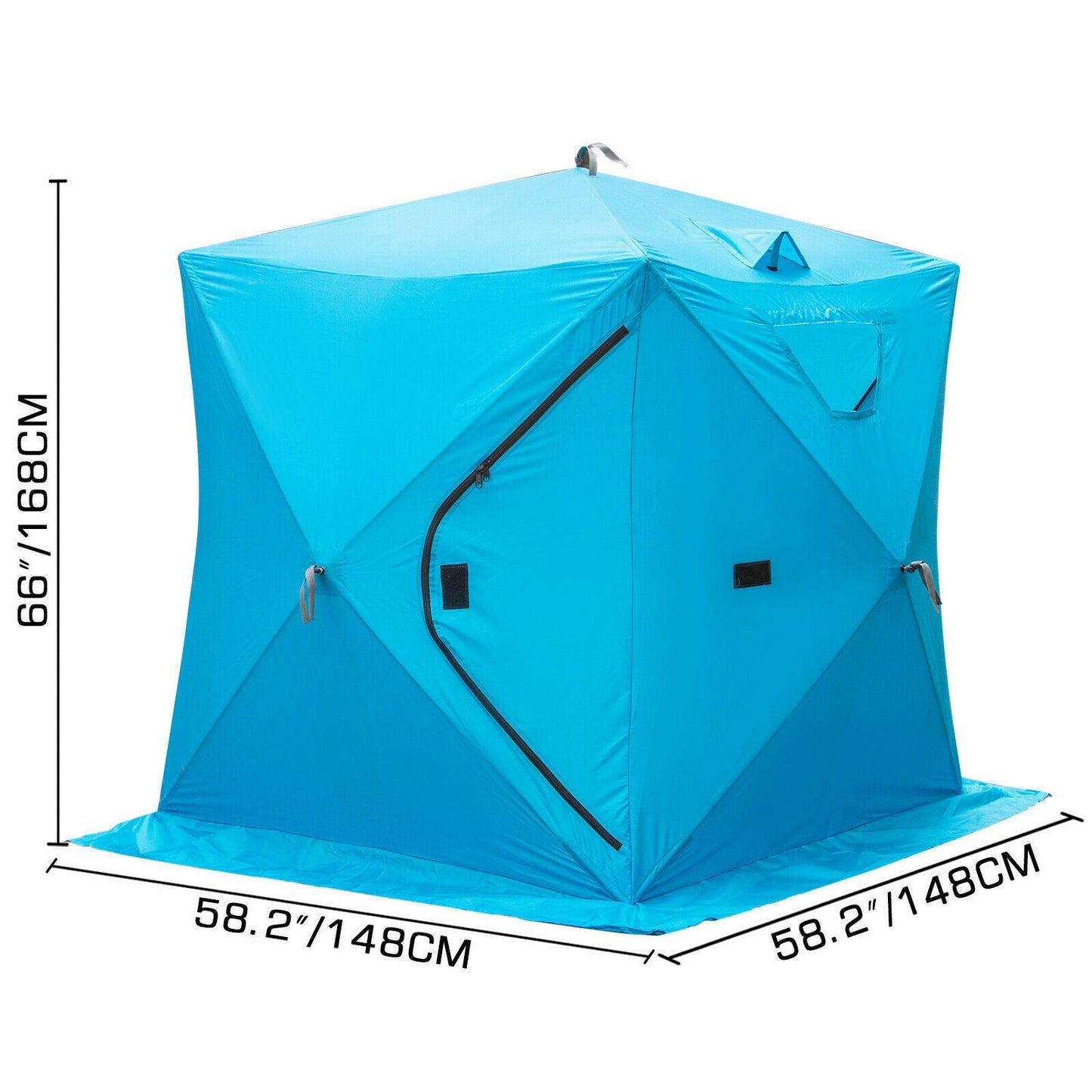 Portable Heavy Duty Pop Up Ice Fishing Shelter Shanty