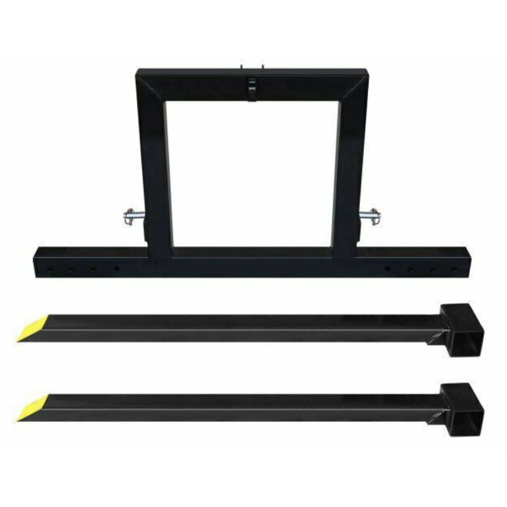 Clamp On Skid Steer Pallet Loader Fork Attachment