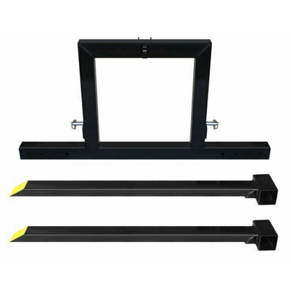 Clamp On Skid Steer Pallet Loader Fork Attachment