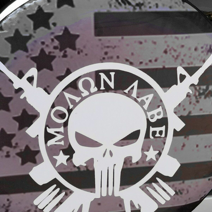 Large American Flag Jeep Wrangler Spare Tire Cover 29" - 30"