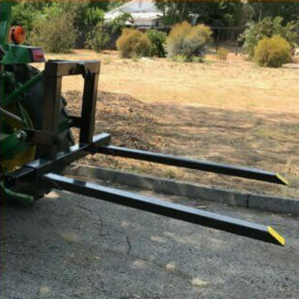 Clamp On Skid Steer Pallet Loader Fork Attachment