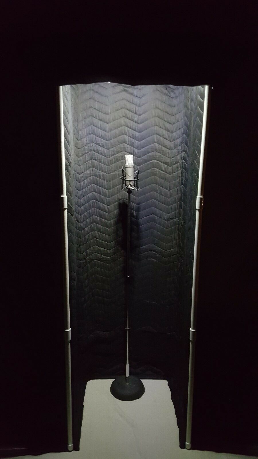 Large Portable Sound Absorbing Vocal Recording Isolation Booth