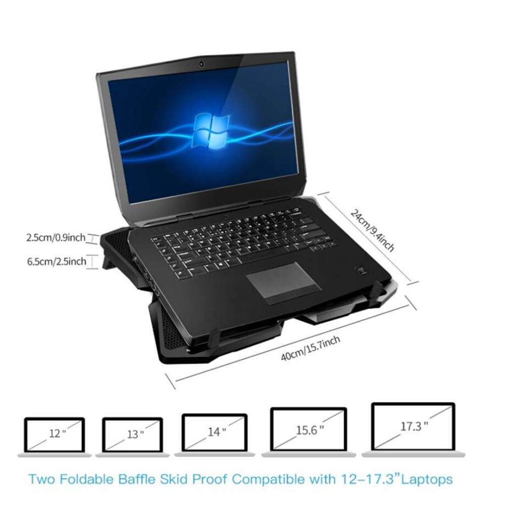 Laptop Cooling Pad Stand With Four Fans