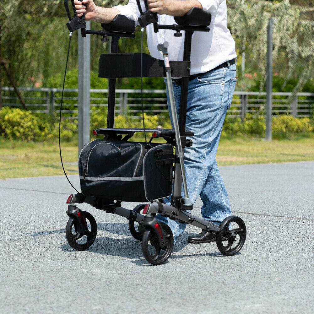 Heavy Duty Standing Upright Rollator Senior Walker