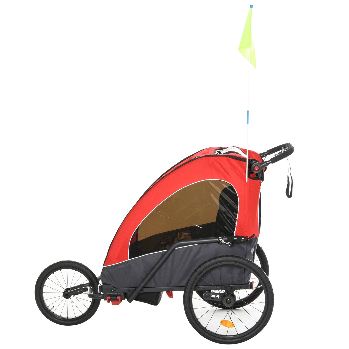 Foldable 3 in 1 Kids Bike Trailer Wagon Cart