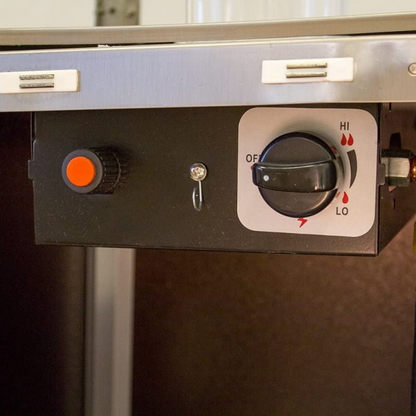 Freestanding Outdoor Bronze Glass Tower Propane Gas Patio Heater