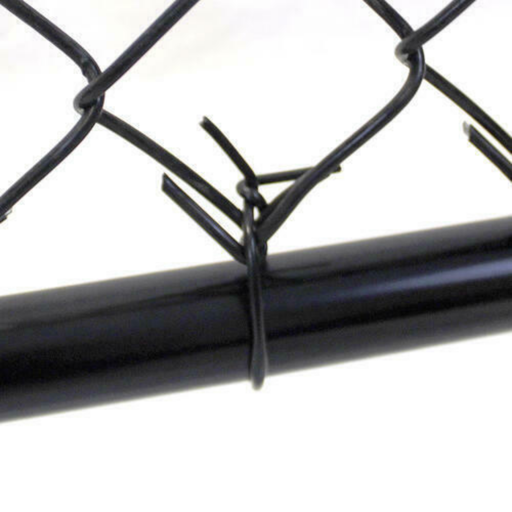 Large Heavy Duty Chain Link Black Metal Fence Gate 4' x 3'3"