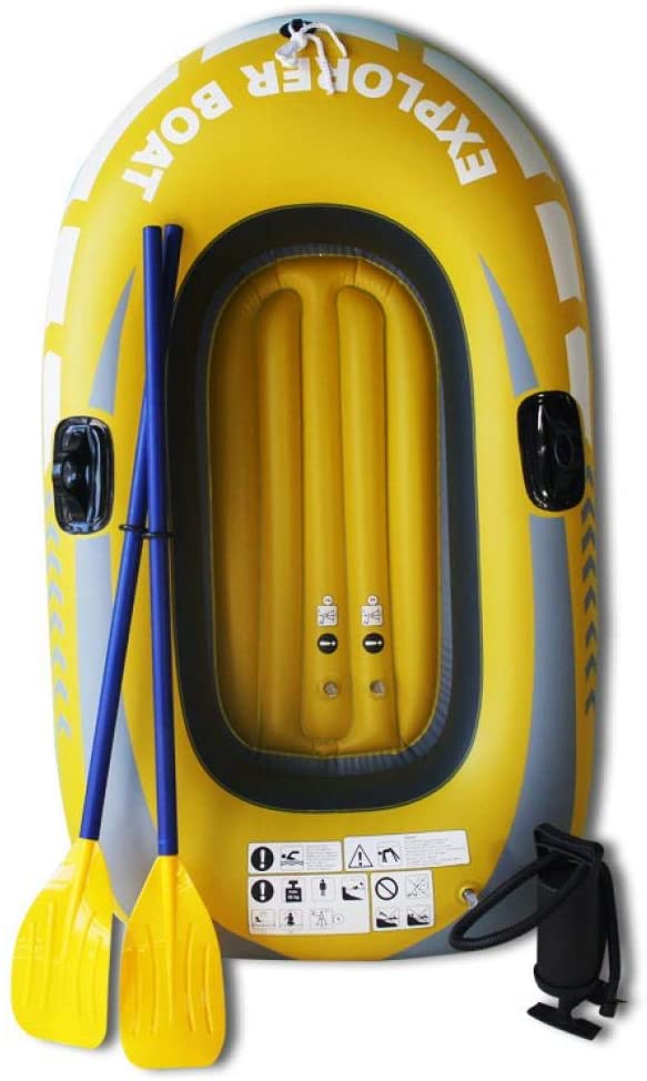 Inflatable Fishing Blow Up Row Boat River Raft