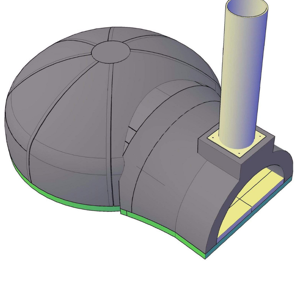 Californo Large Commercial DIY Pizza Oven Dome Kit