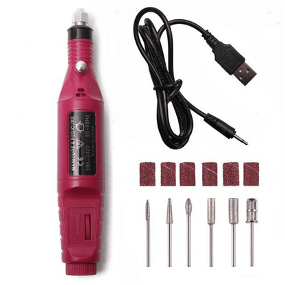 Portable Electric Nail File Drill Machine Kit.