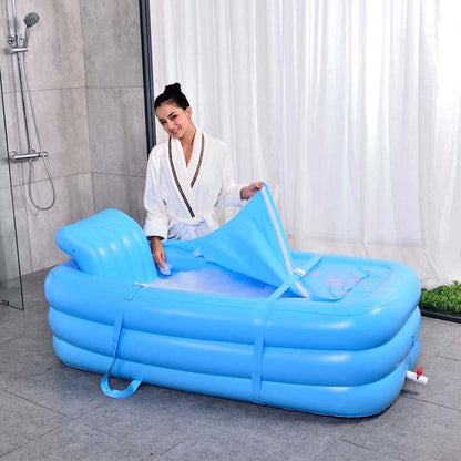 Large Portable Inflating Shower Bathtub For Adults