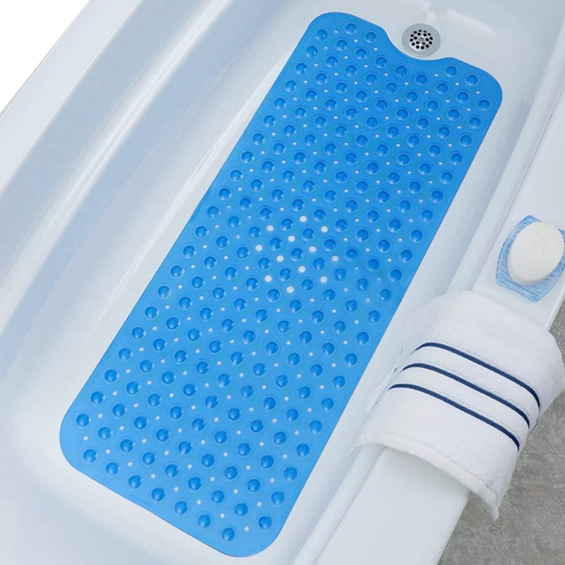 Extra Long Luxurious Non Slip Bathtub Mat