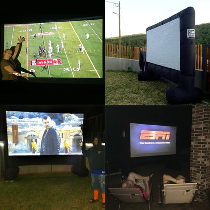 Inflatable Outdoor Blow Up Movie Projector Screen 14 FT