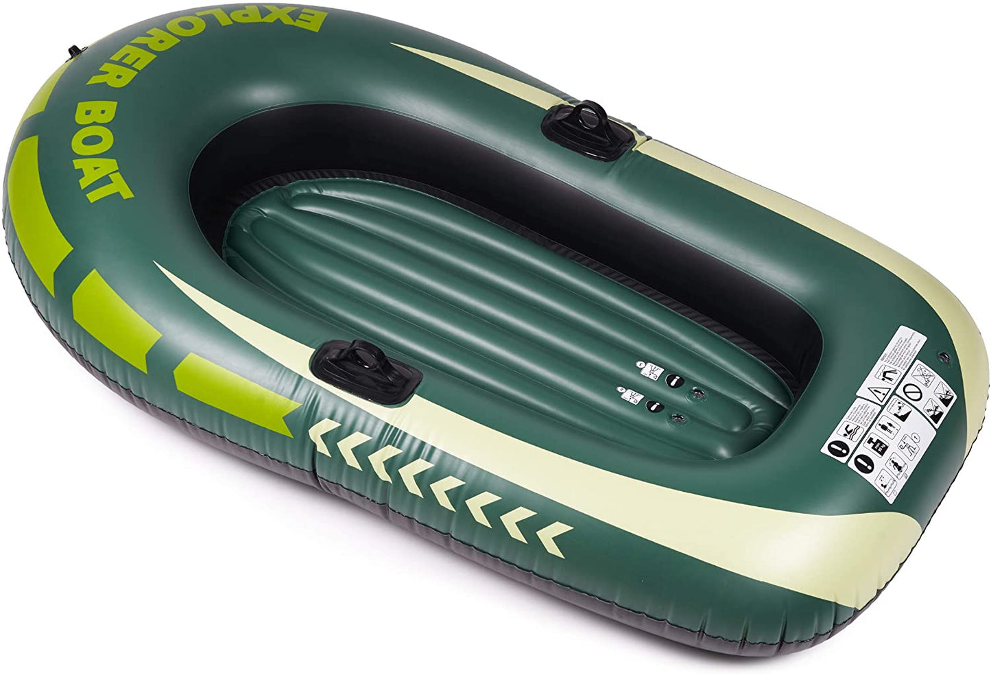 Inflatable Fishing Blow Up Row Boat River Raft