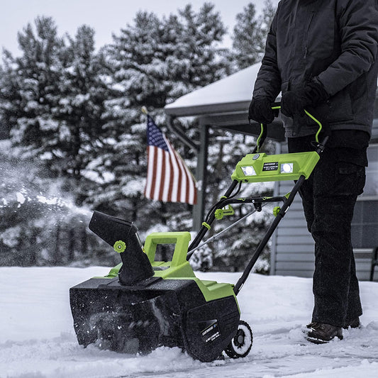 Electric Single Stage Snow Blower & Remover Machine 22"