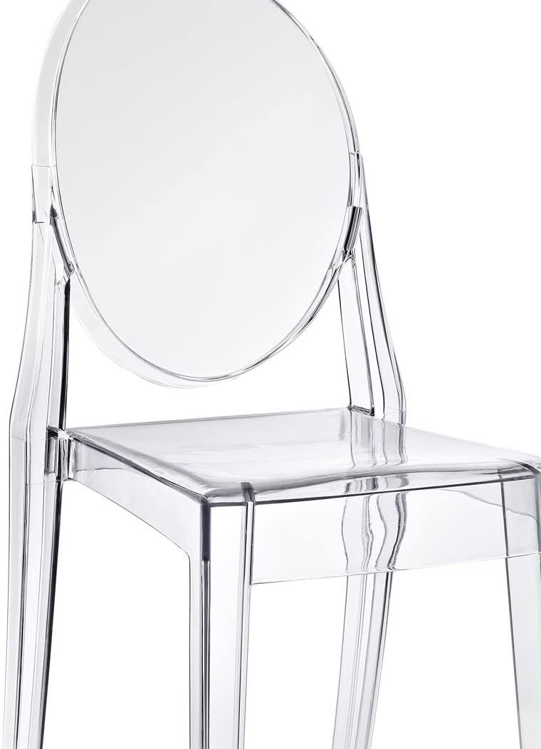 Modern Clear Acrylic Dining Vanity Desk Chair