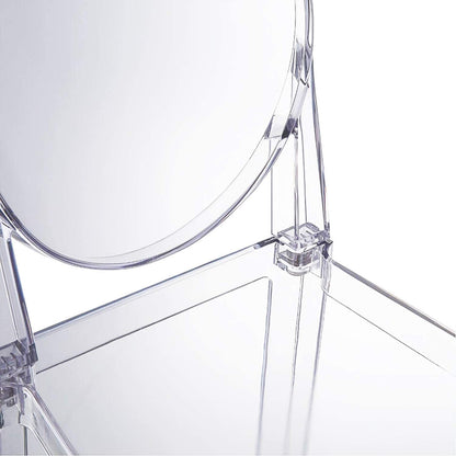 Modern Clear Acrylic Dining Vanity Desk Chair