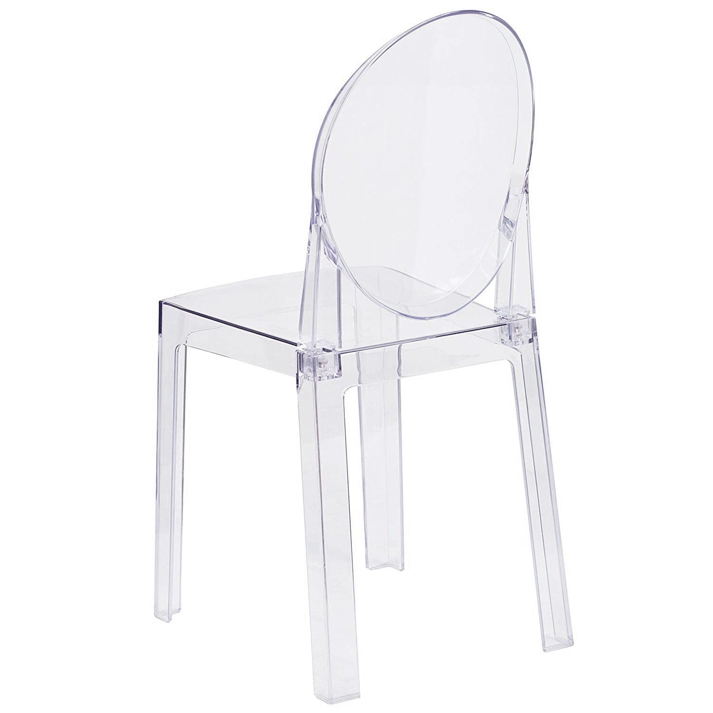 Modern Clear Acrylic Dining Vanity Desk Chair