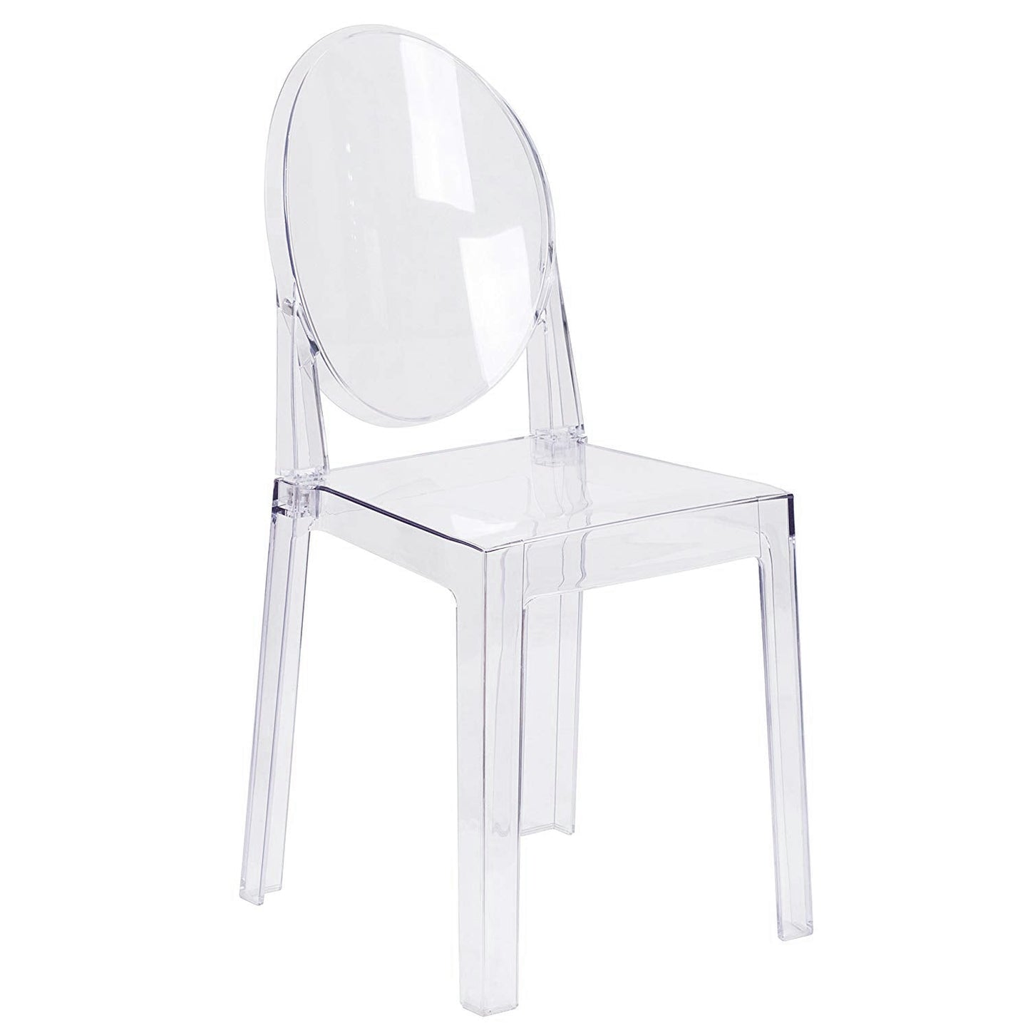 Modern Clear Acrylic Dining Vanity Desk Chair
