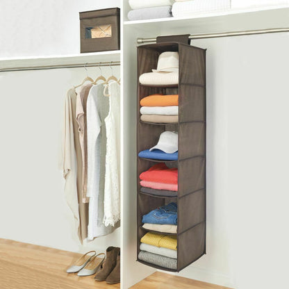 Large Hanging Closet Organizer Drawer Storage Shelves