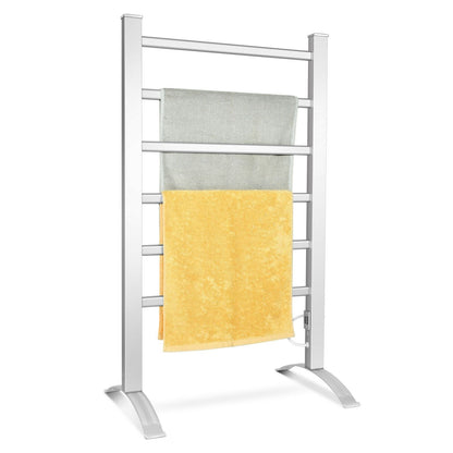 Powerful Freestanding Electric Heated Towel Warmer Drying Rack