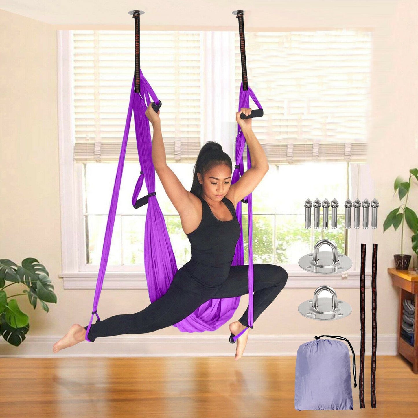 Flexible Aerial Silk Yoga Hammock Swing