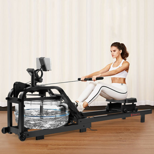 Portable Compact Seated Home Exercise Rowing Machine