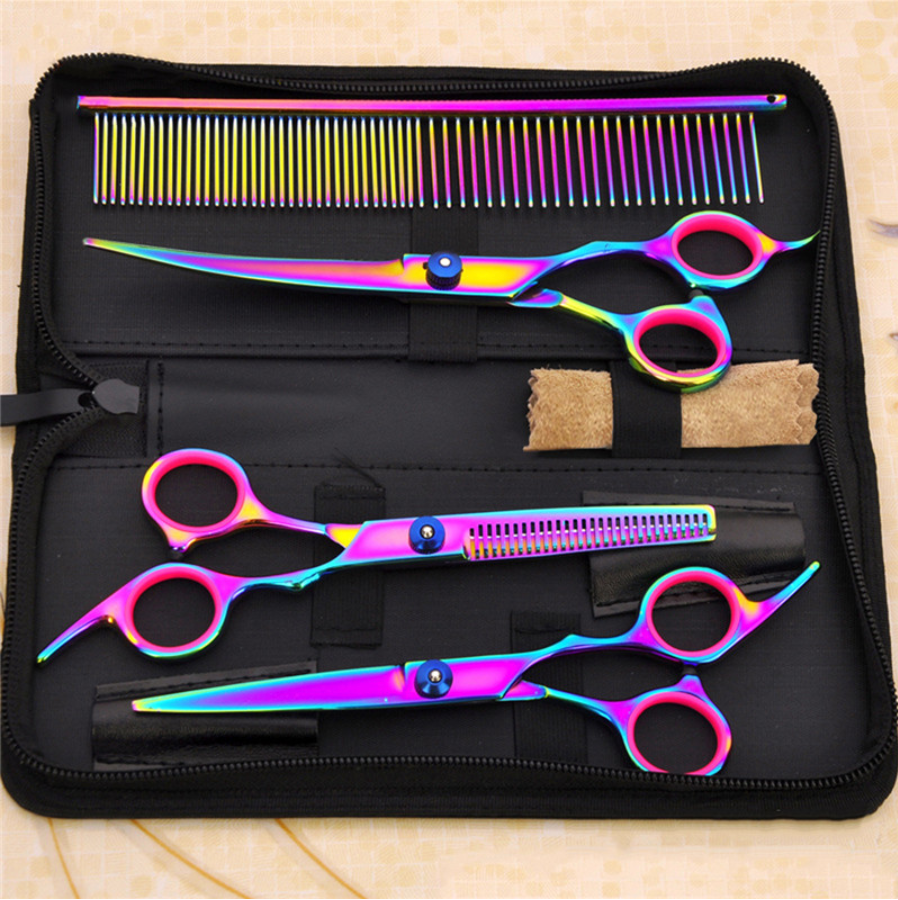 Premium Hair Cutting Scissors And Comb Set.